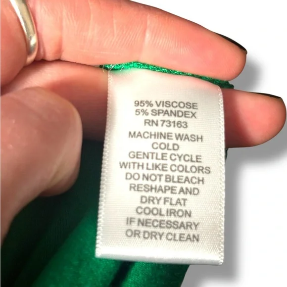 Cable & Gauge NWOT Forest Green Cotton High Low Scoop Neck Relaxed Tank Top - Picture 8 of 15